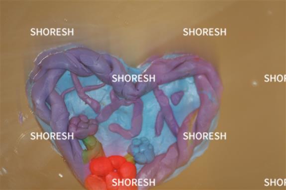 לב אמא מפלסטלינה1