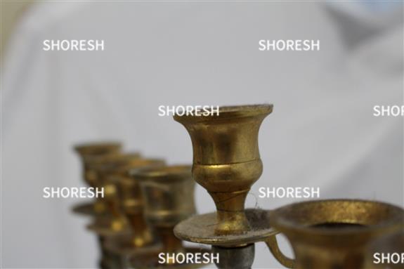 חנוכיה בתקריב