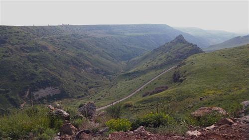 נוף מדהים וואדי במעלה גמלא